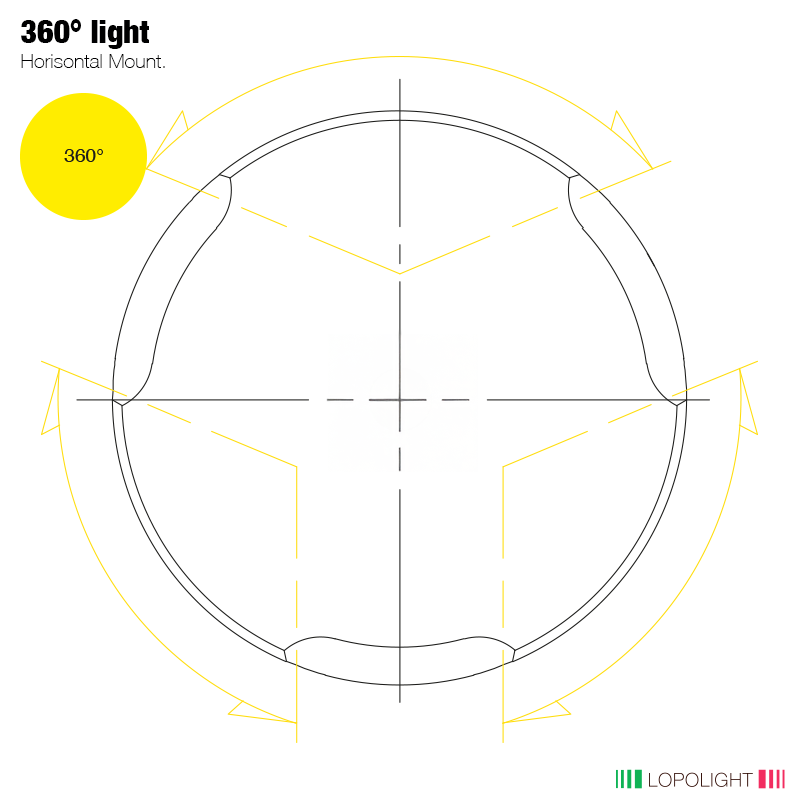 2nm 360° Yellow, , black anodized 2nm 360° Yellow, , black anodized